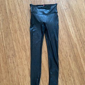 SPANX Faux Leather Leggings in Black